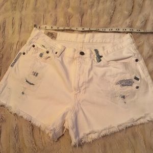 Polo By Ralph Lauren dungarees. Patchwork white size 30. US 10